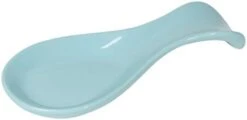 Curved Stoneware Spoon Rest Eggshell Blue, 3.5x7.75 In -Peugeot Shop 31T4TiKhimL. AC