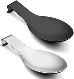 Spoon Rest Set Of 2 For Kitchen Counter Stove Top, Stainless Steel Utensil Rest Ladle Spatula Holder, Heavy Duty, Dishwasher Safe 23 Spoon Rest Set Of 2 For Kitchen Counter Stove Top, Stainless Steel Utensil Rest Ladle Spatula Holder, Heavy Duty, Dishwasher Safe -Peugeot Shop 31TkmShqAfL. AC