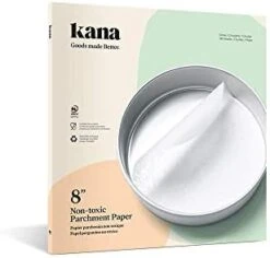 Parchment Paper Baking Circles - 100 Pre-cut Rounds 8 Inch_Ideal For Baking Cakes, Pastries & Cheesecakes - Suitable For Tortilla Press -Peugeot Shop 31TvAhmRfL. AC