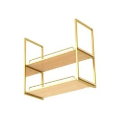 Ceiling Decoration Ceiling Shelf, Restaurant Hanger Shelf Art Wall Cabinet Wall Shelf Flower Stand 80/100/120cm (Size : 100X30X50CM)