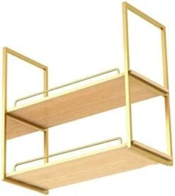 Ceiling Decoration Ceiling Shelf, Restaurant Hanger Shelf Art Wall Cabinet Wall Shelf Flower Stand 80/100/120cm (Size : 100X30X50CM) -Peugeot Shop 31Twin5oKoL. AC 1