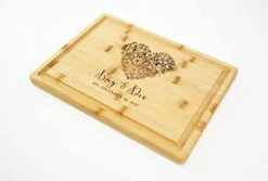Personalized Cutting Board, Handmade Cutting Board - Personalized Gifts - Wedding Gifts For The Couple, Christmas Gifts, Gift For Parents, Anniversary Gift (6. #4 Couple Romantic Heart Design) -Peugeot Shop 31U3r21VgCL