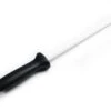 Rockingham Forge White Ceramic Sharpening Rod With Non-Slip Plastic Handle, 10”