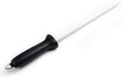 Rockingham Forge White Ceramic Sharpening Rod With Non-Slip Plastic Handle, 10” 5 Rockingham Forge White Ceramic Sharpening Rod With Non-Slip Plastic Handle, 10” -Peugeot Shop 31UDEAkXiyL. AC 1