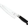 21077 Genesis 8-Inch Granton Edge Chef's Knife,Black