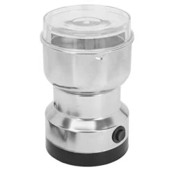 Electric Coffee Grinder, Controllable Coarseness Herb Grinder Transparent Cover For Dry Ingredients (US Plug 110V)