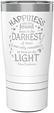 Tervis Harry Potter Happiness Quote Engraved Triple Walled Insulated Tumbler Travel Cup Keeps Drinks Cold & Hot, 30oz Legacy, Glacier White 7 Tervis Harry Potter Happiness Quote Engraved Triple Walled Insulated Tumbler Travel Cup Keeps Drinks Cold & Hot, 30oz Legacy, Glacier White - Image 7
