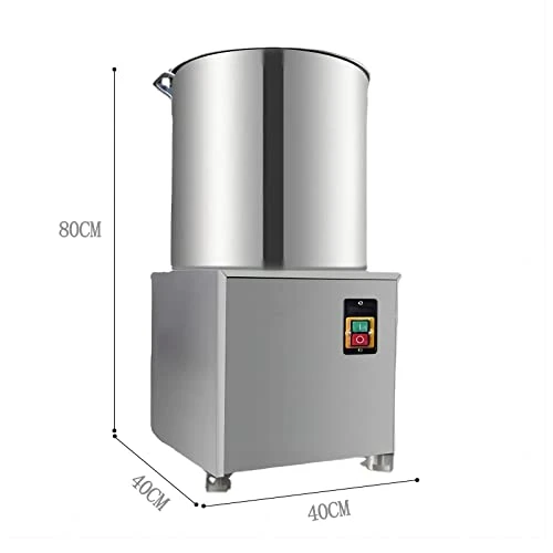 Electric Commercial Salad Spinner Large Inner Capacity (10kg Vegetable), 220V Stainless Steel Lettuce Spinner Vegetable Dryer For Canteens And Restaurants, One Key Switch 2 Electric Commercial Salad Spinner Large Inner Capacity (10kg Vegetable), 220V Stainless Steel Lettuce Spinner Vegetable Dryer For Canteens And Restaurants, One Key Switch - Image 2