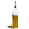 Sungwoo 17oz Olive Oil Dispenser Bottle, Oil And Vinegar Dispenser Set, 500ml Oil Bottles For Kitchen With Pourers And Funnel, Clear