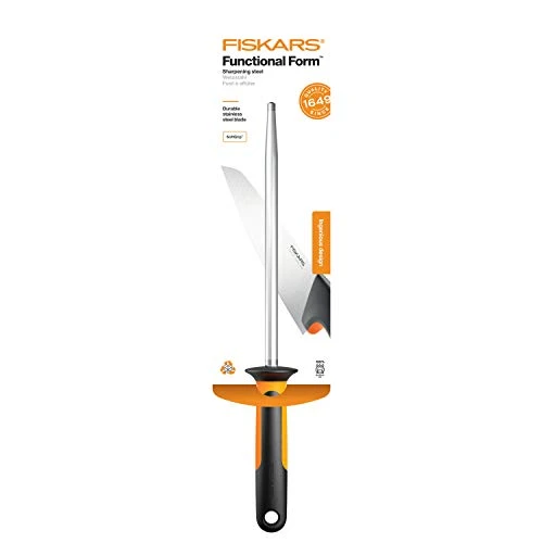 Fiskars Sharpening Steel, Functional Form, For Sharpening Knives And Scissors, Length 33 Cm, 1057549 4 Fiskars Sharpening Steel, Functional Form, For Sharpening Knives And Scissors, Length 33 Cm, 1057549 - Image 4