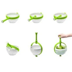 Salad Spinner, Manual Lettuce Washer And Dryer Pasta And Fries Spinner With Rotary Handle Quick And Easy Multi Use Lettuce Spinner For Fruit Vegetable Pasta Rotating Drain 10 Salad Spinner, Manual Lettuce Washer And Dryer Pasta And Fries Spinner With Rotary Handle Quick And Easy Multi Use Lettuce Spinner For Fruit Vegetable Pasta Rotating Drain -Peugeot Shop 31VBkT2xaSL