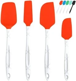 Silicone Spatula Set - Heat Resistant & BPA Free - 4 Piece Nonstick Rubber Spatulas, Spoonula, Jar Scraper For Cooking, Baking, Mixing, Frosting - Dishwasher Safe Kitchen Utensils 16 Silicone Spatula Set - Heat Resistant & BPA Free - 4 Piece Nonstick Rubber Spatulas, Spoonula, Jar Scraper For Cooking, Baking, Mixing, Frosting - Dishwasher Safe Kitchen Utensils -Peugeot Shop 31VOsIgRk5L. AC