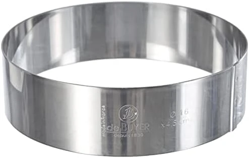 De Buyer 3989.07 Stainless Steel Individual Ring 4.5 Cm / 7 Cm 4 De Buyer 3989.07 Stainless Steel Individual Ring 4.5 Cm / 7 Cm - Image 4