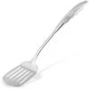 Heavy Duty Stainless Steel Metal Spatula - 14.8" Stainless Steel Spatula For Cooking - Spatula Stainless Steel For Frying - Ergonomic Easy Grip Handle - Slotted Turner Grill Spatula