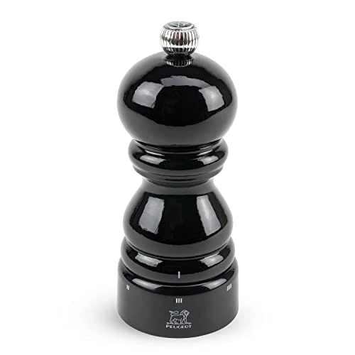 Peugeot U'select Salt Mill, 5 Inch, Black Lacquer 1 Peugeot U'select Salt Mill, 5 Inch, Black Lacquer