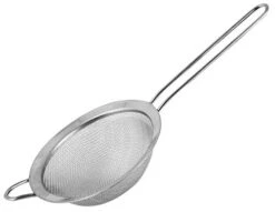 2.9 X 7.7" Stainless Steel Strainer, Silver