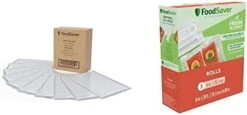 FoodSaver OodSaver 1-Quart Vacuum Sealer, Bags, 90 Count | BPA-Free, Commercial Grade For Food Storage And Sous Vide -Peugeot Shop 31WT3hsWDRL. AC