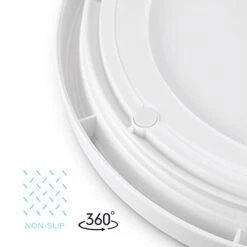 Retireno Lazy Susan Turntable 2 Pack , Non-Skid Lazy Susan Organizer 10 Inch For Cabinet, Pantry, Kitchen, Countertop, Vanity Display Stand White/Gray 9 Retireno Lazy Susan Turntable 2 Pack , Non-Skid Lazy Susan Organizer 10 Inch For Cabinet, Pantry, Kitchen, Countertop, Vanity Display Stand White/Gray -Peugeot Shop 31WYVrA00YL