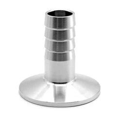 1.5" Tri Clamp To 3/4" Barb Fitting Stainless Sanitary Home Brew Adapter(Ferrule OD 50.5mm)