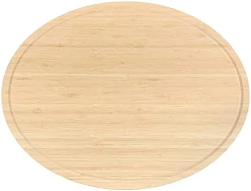 Bamboo Round Cutting And Serving Board, Charcuterie Board - 15" Diameter X 0.75" Thickness - 1 Piece 7 Bamboo Round Cutting And Serving Board, Charcuterie Board - 15" Diameter X 0.75" Thickness - 1 Piece - Image 7