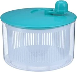 Mini Salad Spinners,Manual Spinner With Secure Lid Lock And Rotary Handle - Easy To Use Salad Spinners