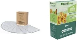 FoodSaver OodSaver 1-Quart Vacuum Sealer, Bags, 90 Count | BPA-Free, Commercial Grade For Food Storage And Sous Vide -Peugeot Shop 31XEuh73IsL. AC