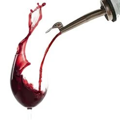 Olive Oil And Vinegar Cruet Small Wine Dispenser Glass Bottles 6 Oz (200ml) With Stainless Steel Spout,3 - Pack -Peugeot Shop 31XIIwKA3LL