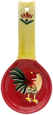 Tuscany Colorful Hand Painted Fleur De Lis **Collection** By ACK (Yellow Spoon Rest) 11 Tuscany Colorful Hand Painted Fleur De Lis **Collection** By ACK (Yellow Spoon Rest) - Image 11