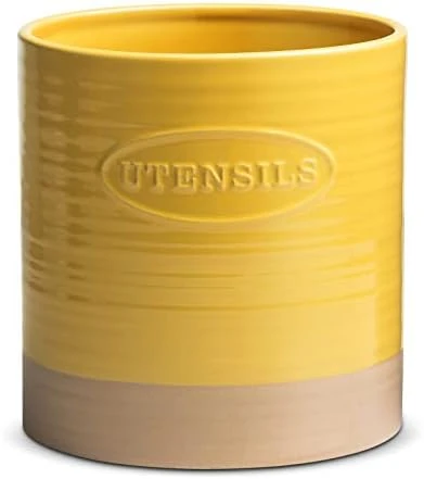 YHOSSEUN Kitchen Utensil Crock For Farmhouse Decor Utensil Holder For Countertop Organizer Extra-Large Utensil Caddy Porcelain, Oval, Green 11 YHOSSEUN Kitchen Utensil Crock For Farmhouse Decor Utensil Holder For Countertop Organizer Extra-Large Utensil Caddy Porcelain, Oval, Green - Image 11