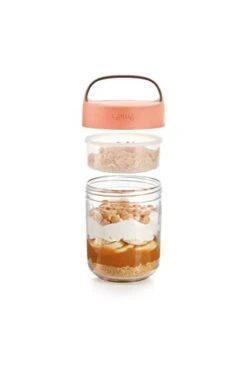 Lekue ékué Jar To Go, 400 Ml, Coral -Peugeot Shop 31ZGQKQBXKL