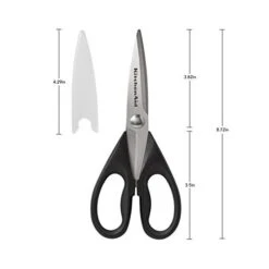 KitchenAid Classic Multifunction Can Opener/Bottle Opener, 8.34-Inch, Black & All Purpose Shears With Protective Sheath, One Size, Black 12 KitchenAid Classic Multifunction Can Opener/Bottle Opener, 8.34-Inch, Black & All Purpose Shears With Protective Sheath, One Size, Black -Peugeot Shop 31ZkV6fxTcL