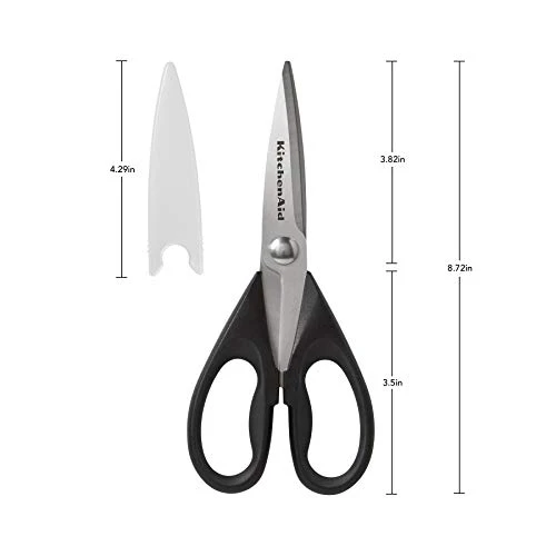 KitchenAid Classic Multifunction Can Opener/Bottle Opener, 8.34-Inch, Black & All Purpose Shears With Protective Sheath, One Size, Black 6 KitchenAid Classic Multifunction Can Opener/Bottle Opener, 8.34-Inch, Black & All Purpose Shears With Protective Sheath, One Size, Black - Image 6