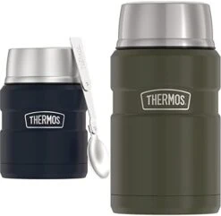 Thermos 16 Ounce Stainless Steel Food Jar, Matte Blue -Peugeot Shop 31ZtrV5ejWL. AC