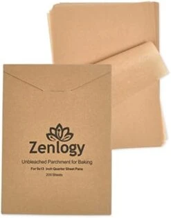 9x13 Parchment Paper (100 Sheets) - Unbleached, High Heat, Non-stick, Pre-cut Baking Paper For Quarter Sheet Pans - Great For Baking, Roasting, Wrapping, Dehydrator, And So Much More -Peugeot Shop 31ZycnV38L. AC