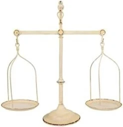 Decorative Distressed Vintage Metal Scale With Bird Finial, Bronze -Peugeot Shop 31a0Y6CJSlL. AC