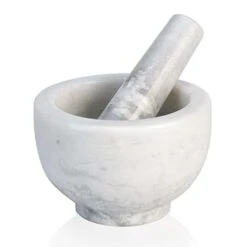 Luxury Namibia Africa Marble Mortar And Pestle Set, Grinder Bowl For Guacamole, Salsa, Pill Crusher, Spice, Herb, Garlic, Nut, Heavy Duty Grinder For Kitchen(Namib Fantasy) -Peugeot Shop 31aV2qttamL