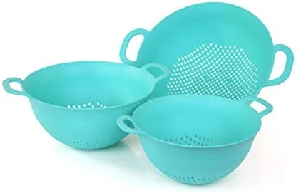 Colanders 3pk (Assorted 3pk, Black) 7 Colanders 3pk (Assorted 3pk, Black) - Image 7