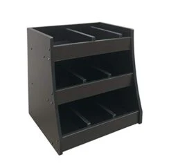 FixtureDisplays® Display,Condiment Food Beverage COUNTERTOP Display Holder 14.5"Wx14.8"Hx11.75"D 11930 11930