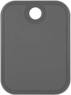Original Gripper Barboard, 5" By 7", Gray, Patented Non-Slip Technology And Dishwasher Safe Cutting Board