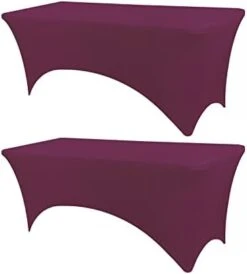 Stretch Spandex Table Cover, Fitted Table Clothes For 6 Foot Rectangle Tables, Black Table Cloths For Parties, Banquet And Festival (Black, 6FT) 17 Stretch Spandex Table Cover, Fitted Table Clothes For 6 Foot Rectangle Tables, Black Table Cloths For Parties, Banquet And Festival (Black, 6FT) -Peugeot Shop 31bE55u2zAL. AC