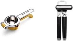 KitchenAid Citrus Squeezer, Standard, Yellow & Classic Multifunction Can Opener / Bottle Opener, 8.34-Inch, Black -Peugeot Shop 31bK QWz5OL. AC