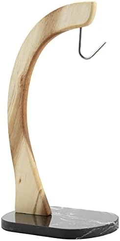 Everous Banana Hanger Marble Base,Modern Banana Holder Tree Stand With Hook For Home Or Bar (Black) 5 Everous Banana Hanger Marble Base,Modern Banana Holder Tree Stand With Hook For Home Or Bar (Black) - Image 5