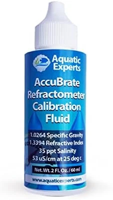 AccuBrate Refractometer And Hydrometer Salinity Calibration Fluid – Solution To Accurately Calibrate Refractometer And Hydrometer For Testing Natural Saltwater Or Synthetic Sea Water (60 Ml) 3 AccuBrate Refractometer And Hydrometer Salinity Calibration Fluid – Solution To Accurately Calibrate Refractometer And Hydrometer For Testing Natural Saltwater Or Synthetic Sea Water (60 Ml) - Image 3