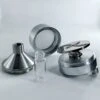 Spice Grinder (2.2 Inch Silvery) Kitchen Seasoning Storage Bottle (5ml)