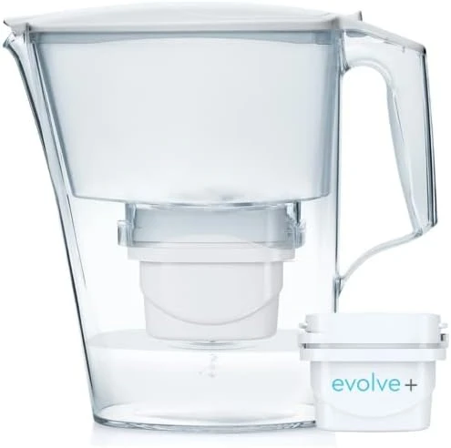 PJ0633 Fridge Water Filter Jug For Reduction Of Microplastics, Chlorine, Limescale And Impurities, White, 2.5 L 7 PJ0633 Fridge Water Filter Jug For Reduction Of Microplastics, Chlorine, Limescale And Impurities, White, 2.5 L - Image 7