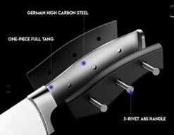 Chef Knife Ultra Sharp Kitchen Knife Set 3 PCS,Premium German Stainless Steel Knife With Finger Guard Clad Dimple,Ergonomic Handle And Gift Box 15 Chef Knife Ultra Sharp Kitchen Knife Set 3 PCS,Premium German Stainless Steel Knife With Finger Guard Clad Dimple,Ergonomic Handle And Gift Box -Peugeot Shop 31clRXxpVeL