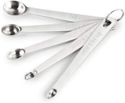 42924 Stainless Steel Measuring Spoons Set, Mini -Peugeot Shop 31cnLdE3hTL. AC