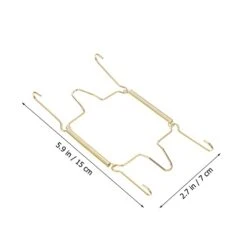 4pcs Wall Plate Hangers Gold Spring Dish Hooks Wire Plate Hook Holder Invisible Plate Hanger Decorative Dish Holder With Hooks For Home Wall Ornament -Peugeot Shop 31d0JJZI9wL