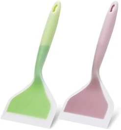 2 Pack Silicone Pancakes Spatula ,Wide Pancakes Spatula Turner For Eggs Fish Pizza And Steak Shovel Omelette Spatulas For Nonstick Cookware,Heat Resistant Kitchen Flipper Spatulas For Cooking (Black) 9 2 Pack Silicone Pancakes Spatula ,Wide Pancakes Spatula Turner For Eggs Fish Pizza And Steak Shovel Omelette Spatulas For Nonstick Cookware,Heat Resistant Kitchen Flipper Spatulas For Cooking (Black) -Peugeot Shop 31d0etczOL. AC