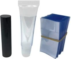 Clear Perforated Shrink Band For Lip Balm Tubes And Lip Gloss Squeeze Tubes (50 Pack)